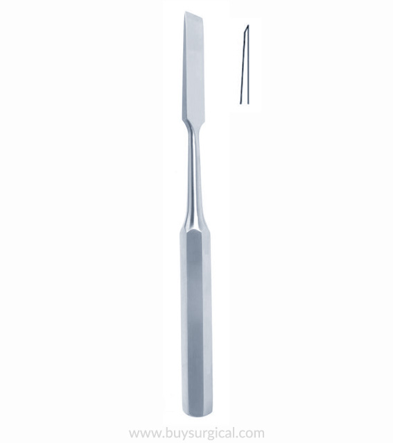 Hibbs Chisel, 9 1/2" (24.0 Cm), Curved, 1 1/4" (32.0 Mm)